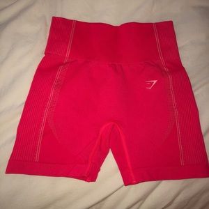 Gymshark Ultra Seamless Shorts - Pink Small